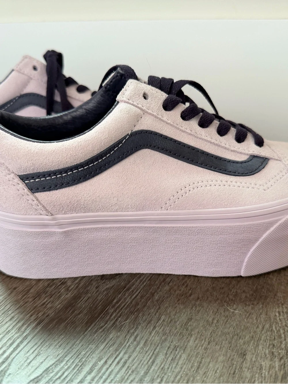 VANS Old Skool Stackform Suede Lavender NWOT - Picture 4 of 6